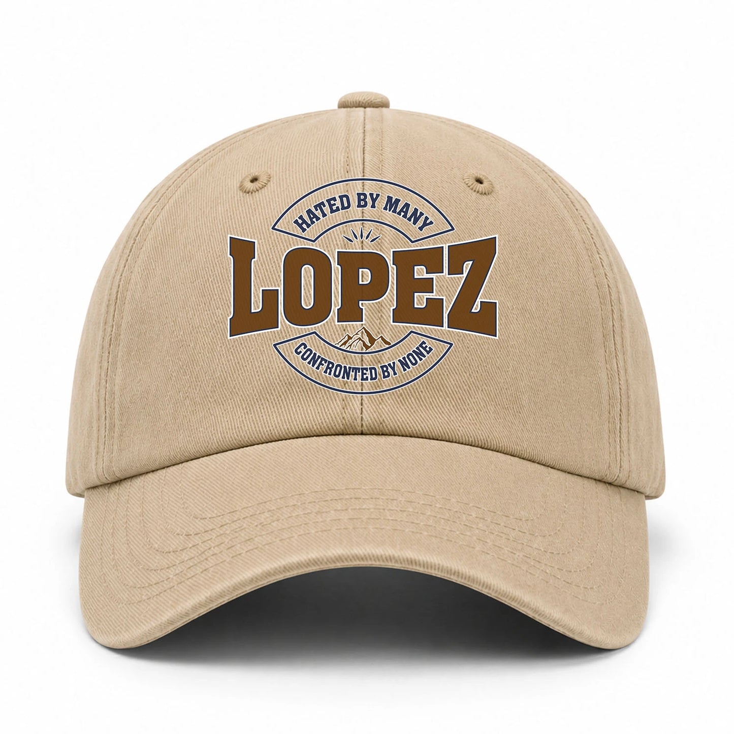 Hated By Many Confronted By None Washed Cap LOPEZ 13K1 C36PF