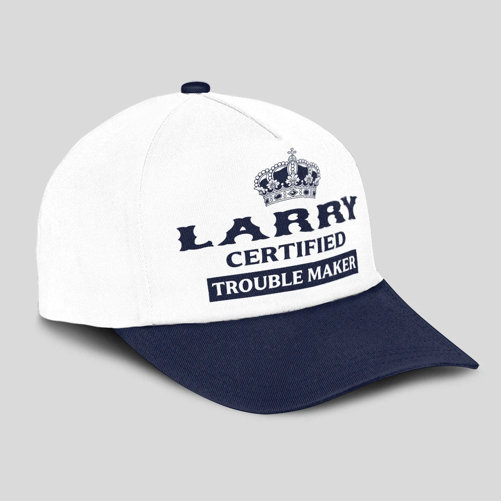 Certified Your Name Trouble Maker Washed Cap LARRY 13K1 C148PF