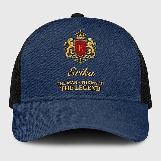 The Man The Myth The Legend Royal Blue Mesh Cap ERIKA 13K1 C187PF
