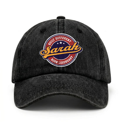 Built Different Born Legendary Logo Washed Cap SARAH 13K1 C65PF