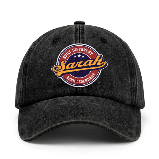 Built Different Born Legendary Logo Washed Cap SARAH 13K1 C65PF