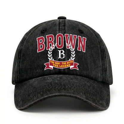 The Man The Myth The Legend Royal Cap BROWN 13K1 C32PF