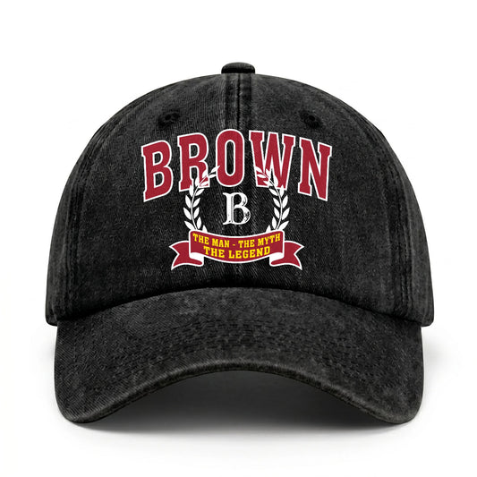 The Man The Myth The Legend Royal Cap BROWN 13K1 C32PF