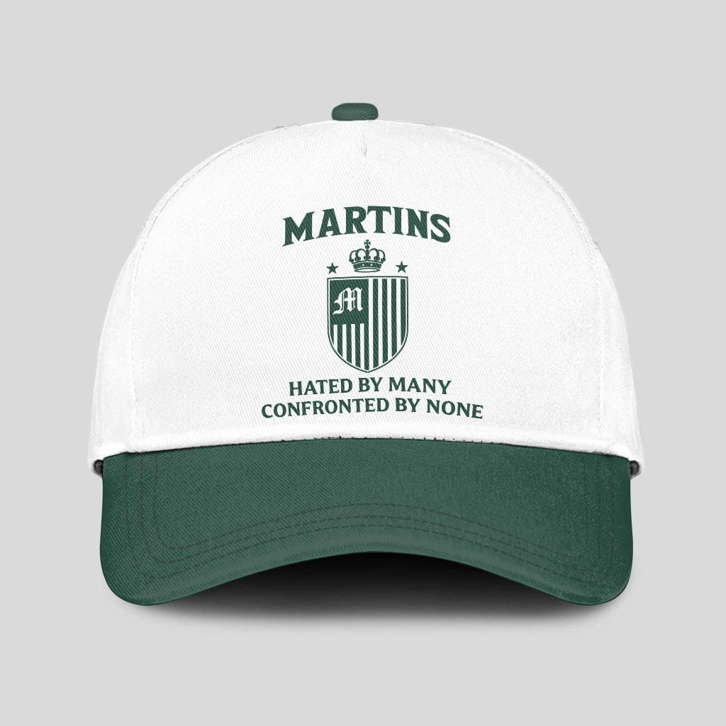 Hated By Many Confronted By None Luxury Logo Cap MARTINS 13K1 C41PF