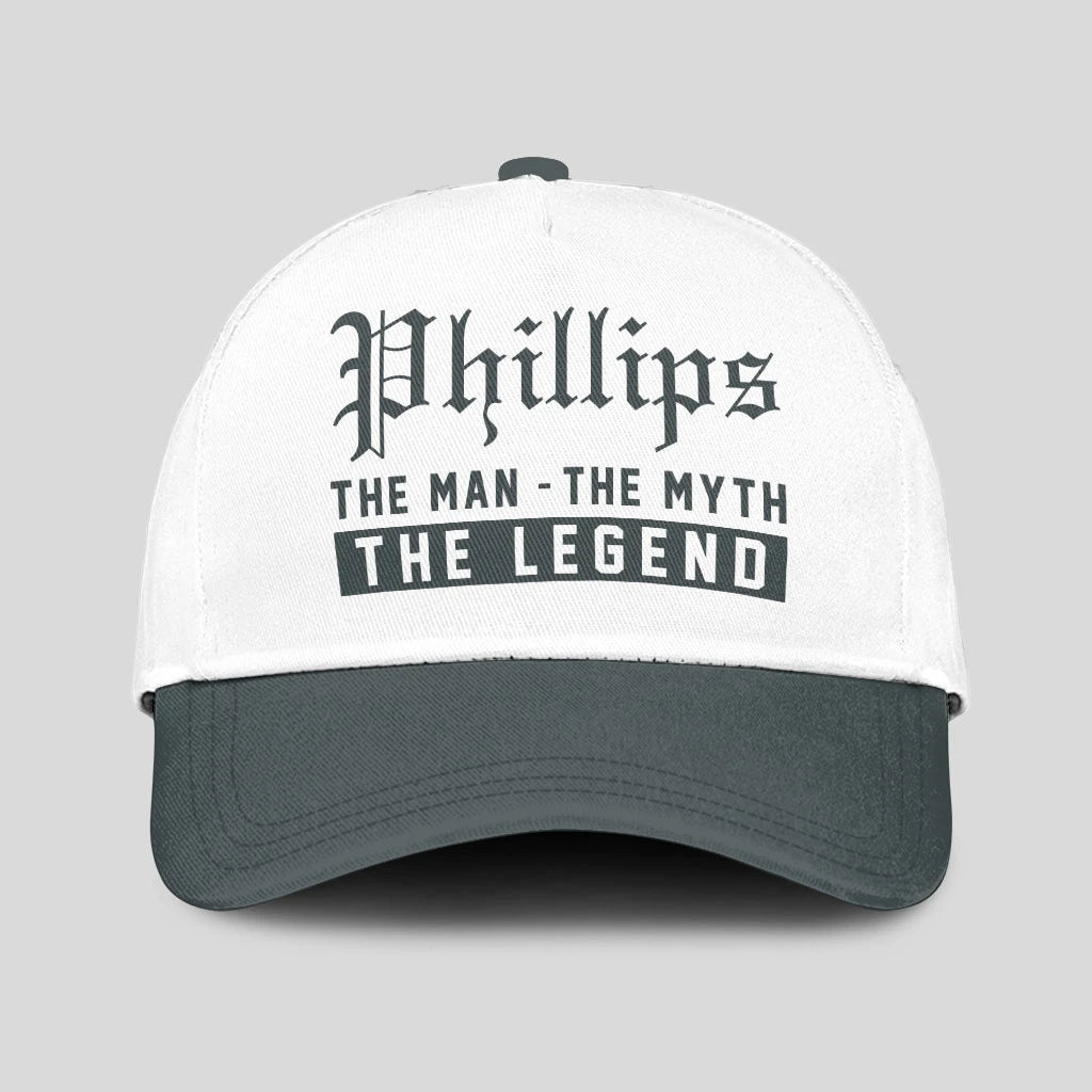 The Man The Myth The Legend Luxury Cap PHILLIPS 13K1 C39PF