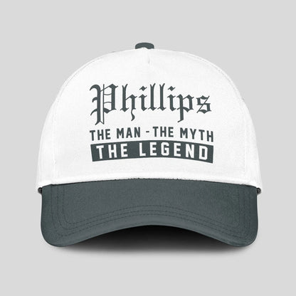 The Man The Myth The Legend Luxury Cap PHILLIPS 13K1 C39PF