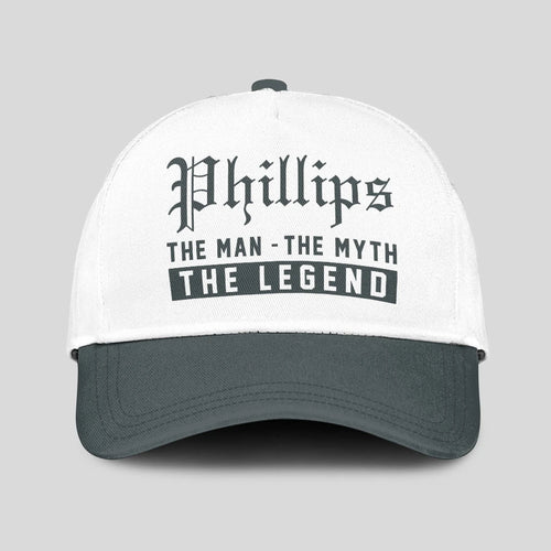 The Man The Myth The Legend Luxury Cap PHILLIPS 13K1 C39PF