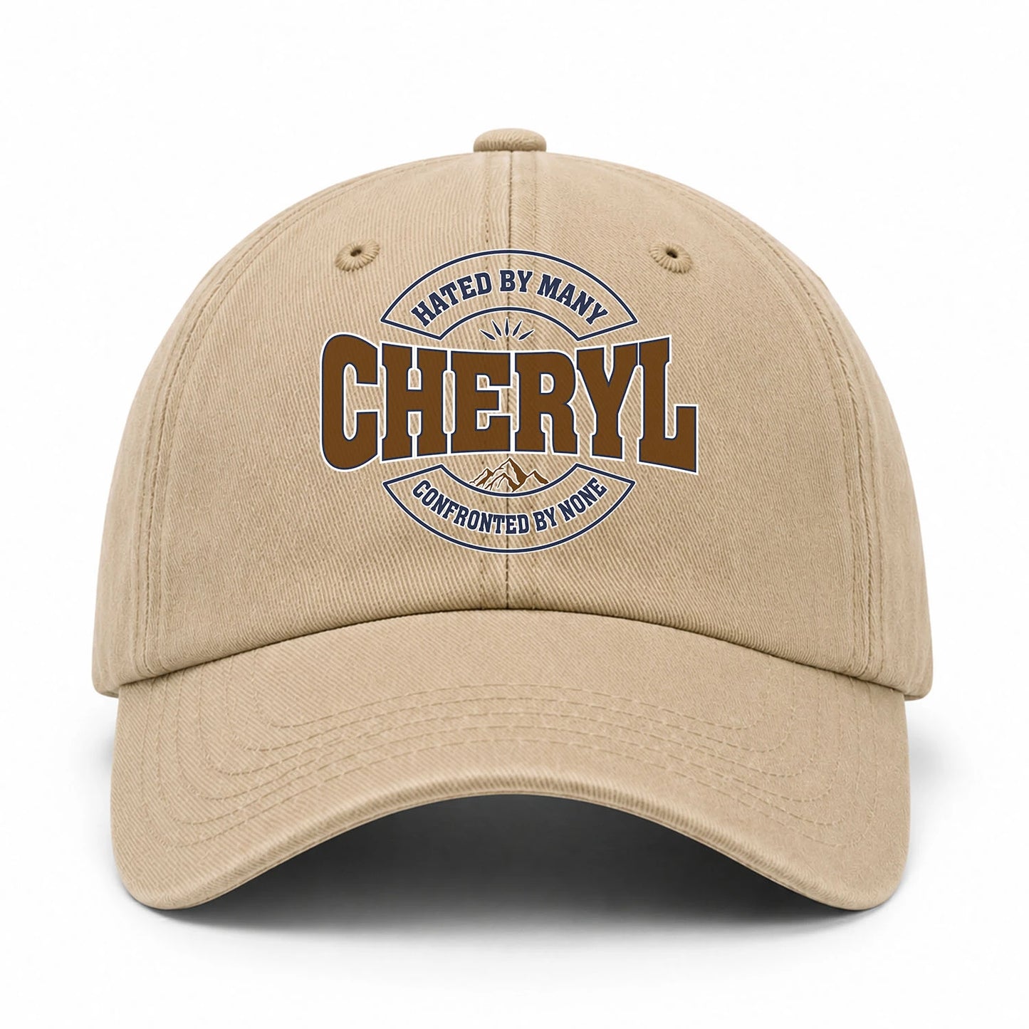 Hated By Many Confronted By None Washed Cap CHERYL 13K1 C36PF