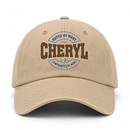 Hated By Many Confronted By None Washed Cap CHERYL 13K1 C36PF