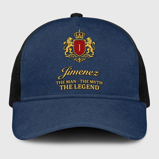 The Man The Myth The Legend Royal Blue Mesh Cap JIMENEZ 13K1 C187PF