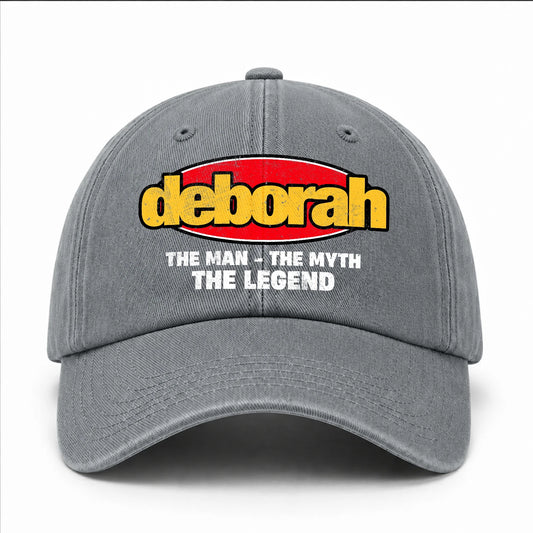 The Man The Myth The Legend Vintage Logo Washed Cap DEBORAH 13K1 C162PF