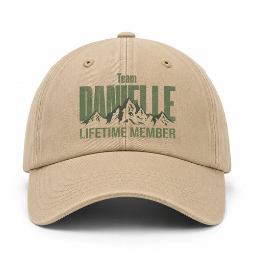 Team Your Name Lifetime Member Mountain Cap DANIELLE 13K1 C58PF