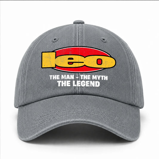 The Man The Myth The Legend Vintage Logo Washed Cap LEO 13K1 C162PF