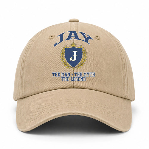The Man The Myth The Legend Luxury Logo Cap JAY 13K1 C34PF