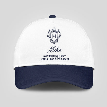 Not Perfect But Limited Edition Blue And White Luxury Cap MIKE 13K1 C151PF