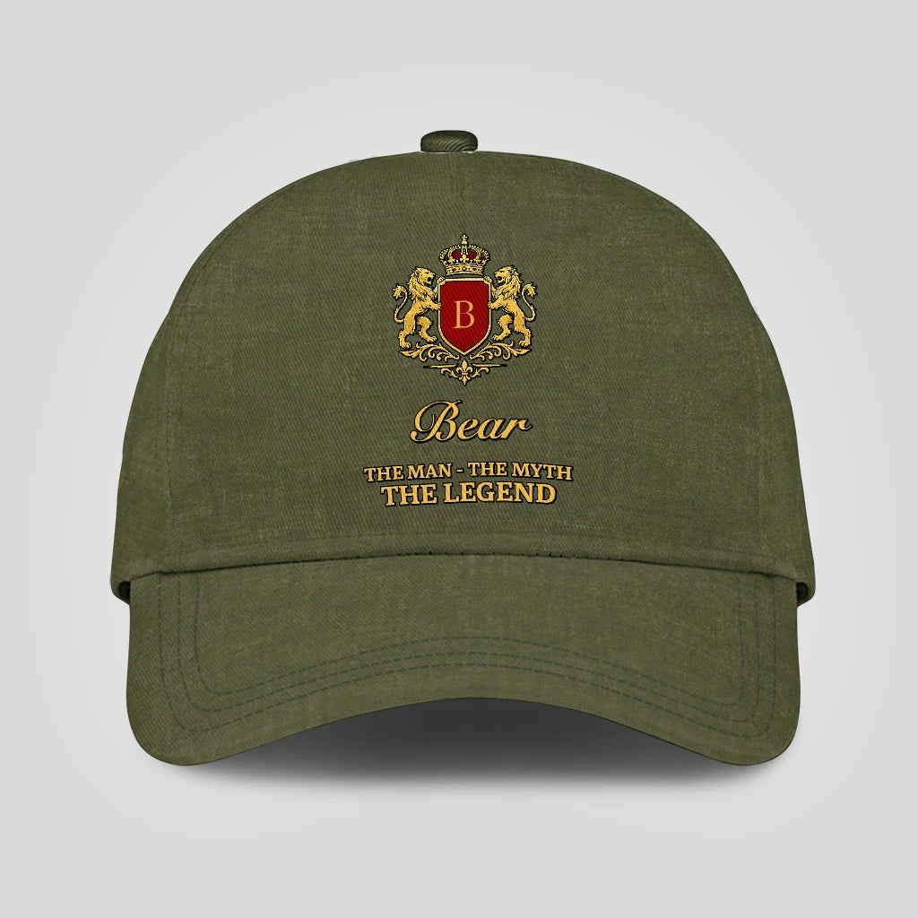The Man The Myth The Legend Royal Olive Cap BEAR 13K1 C92PF