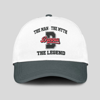 The Man The Myth The Legend Custom Initial Letter And Name Cap DONNA 13K1 C38PF