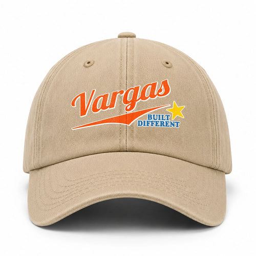Your Name Built Different Logo Washed Cap VARGAS 13K1 C56PF