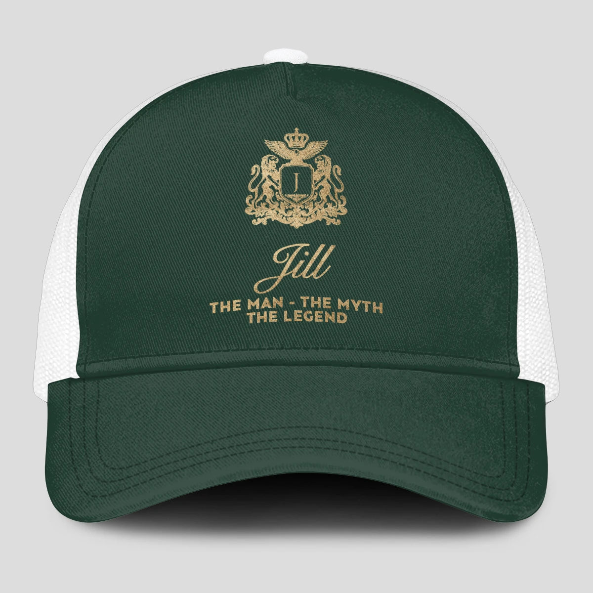 The Man The Myth The Legend Sage Green Mesh Cap JILL 13K1 C192PF
