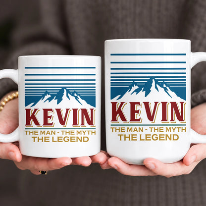 The Man The Myth The Legend Mountain Mug KEVIN 13K1 MG04
