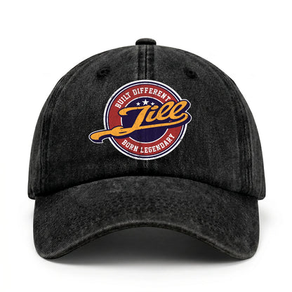 Built Different Born Legendary Logo Washed Cap JILL 13K1 C65PF