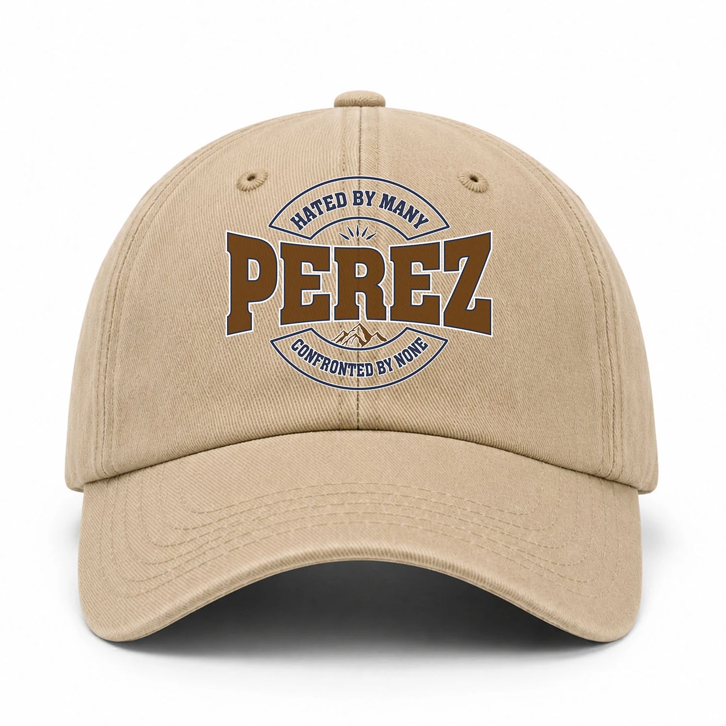 Hated By Many Confronted By None Washed Cap PEREZ 13K1 C36PF