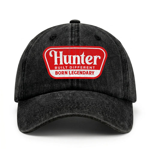 Built Different Born Legendary Red Logo Washed Cap HUNTER 13K1 C63PF