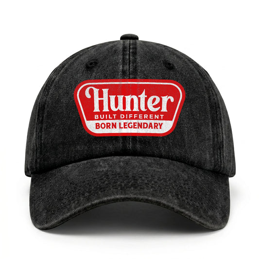 Built Different Born Legendary Red Logo Washed Cap HUNTER 13K1 C63PF