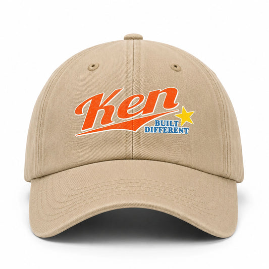 Your Name Built Different Logo Washed Cap KEN 13K1 C56PF