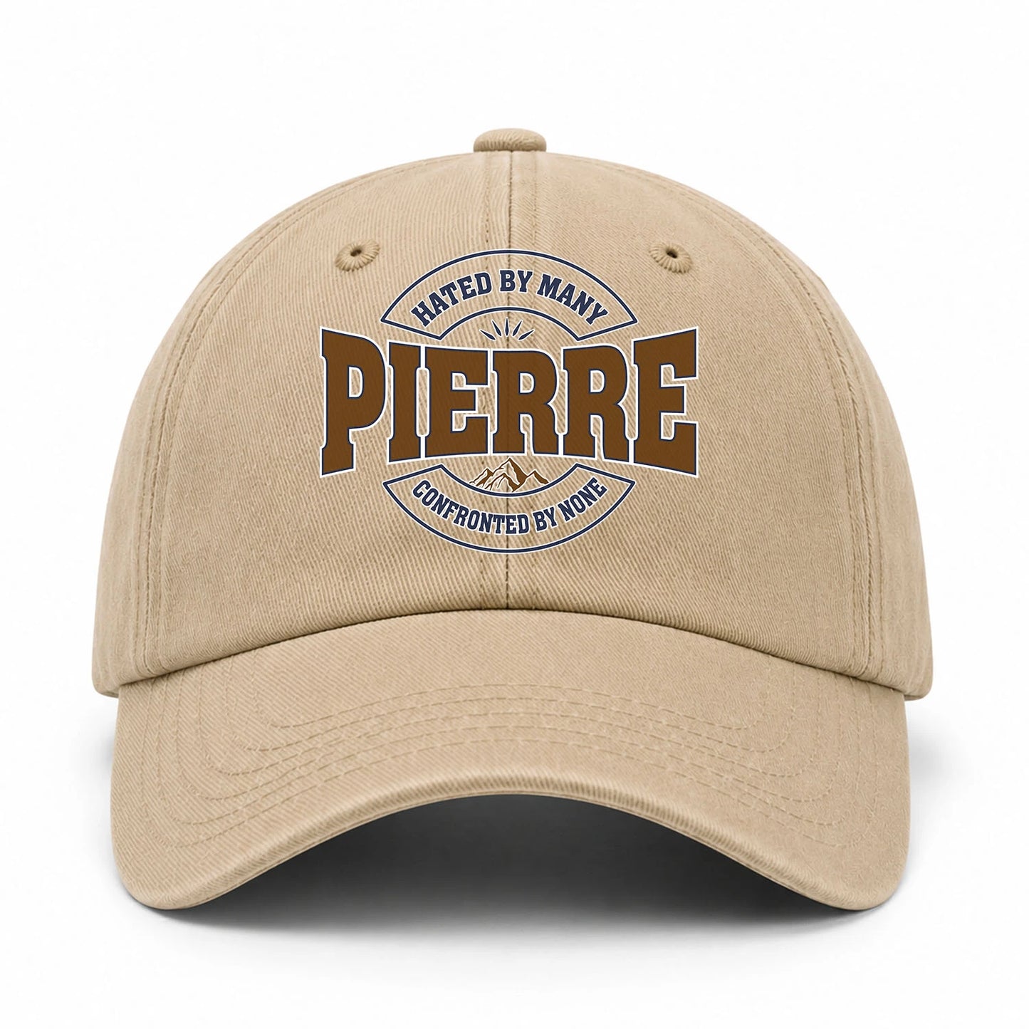 Hated By Many Confronted By None Washed Cap PIERRE 13K1 C36PF