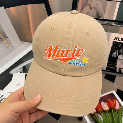 Your Name Built Different Logo Washed Cap MARIO 13K1 C56PF