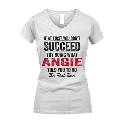ANGIE 13K1-357 If At First You Don't Succeed...