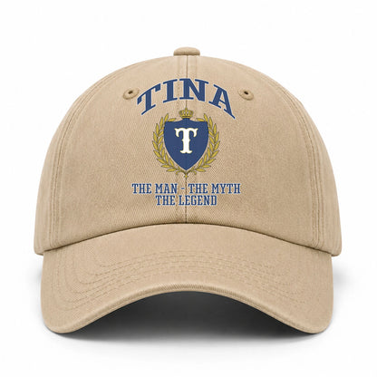 The Man The Myth The Legend Luxury Logo Cap TINA 13K1 C34PF