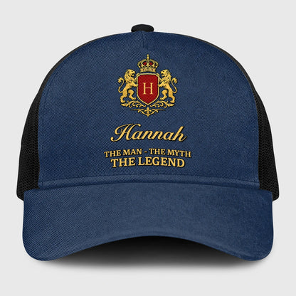 The Man The Myth The Legend Royal Blue Mesh Cap HANNAH 13K1 C187PF