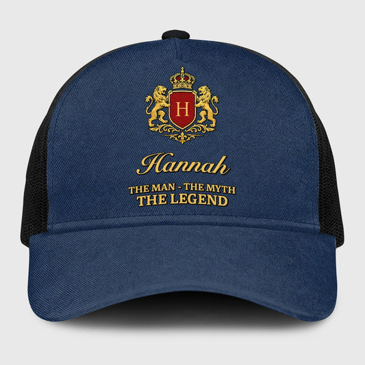 The Man The Myth The Legend Royal Blue Mesh Cap HANNAH 13K1 C187PF
