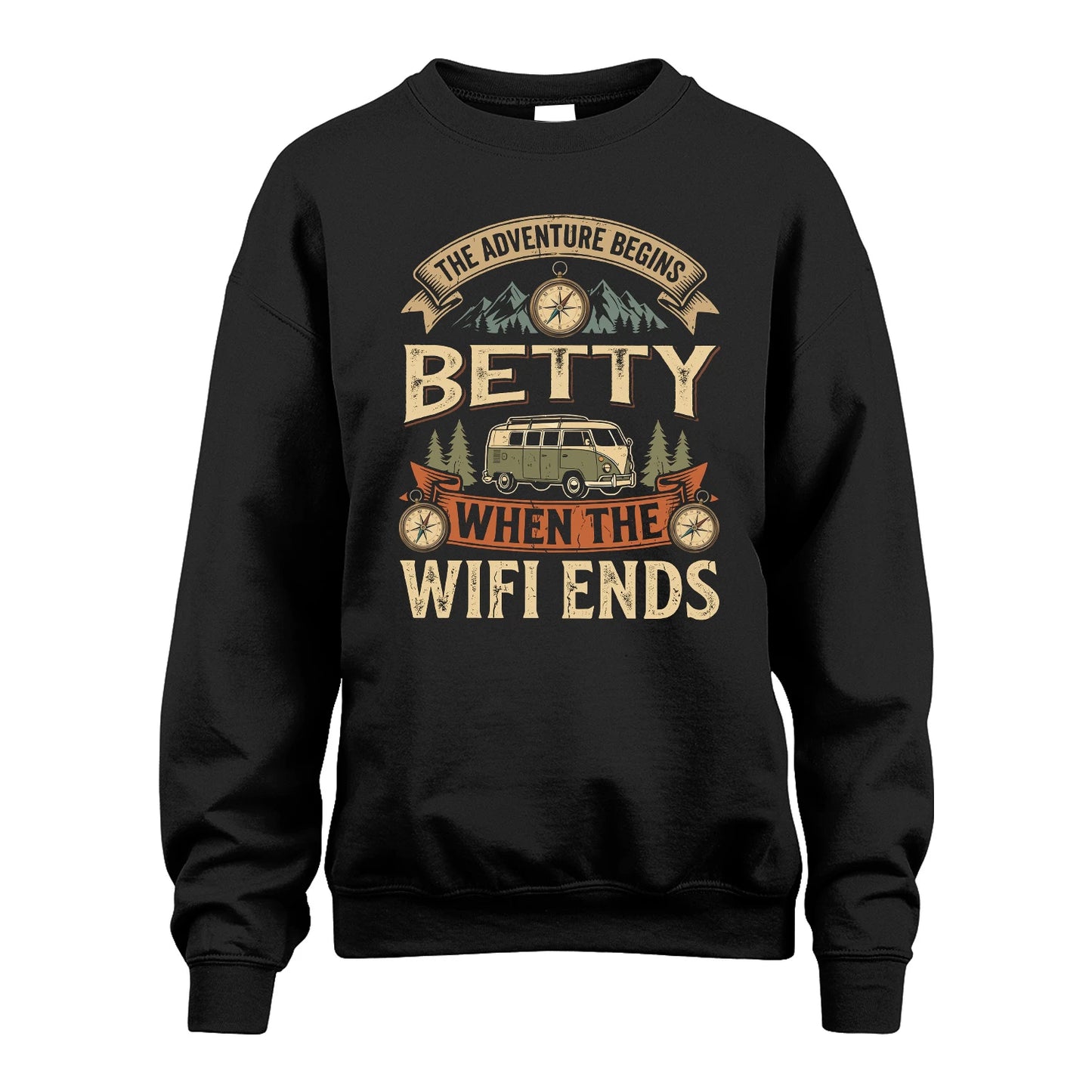 BETTY 13K1-547 The Adventure Begins Name When The Wifi Ends