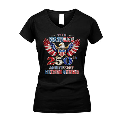 BRADLEY 13K1-523 Personalized "Team...Lifetime Member" America 250 Design