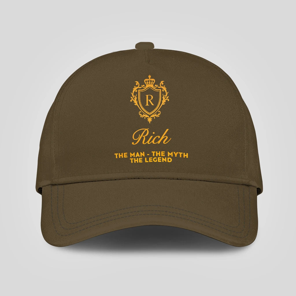 The Man The Myth The Legend Luxury Olive Cap RICH 13K1 C91PF