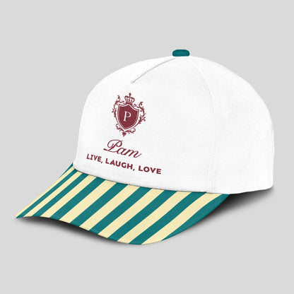 Live Laugh Love Green And Yellow Royal Cap PAM 13K1 C122PF