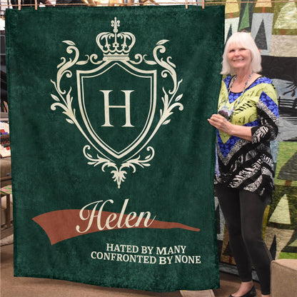 Hated by Many Confronted by None Old Money Blanket HELEN 13K1 BK19