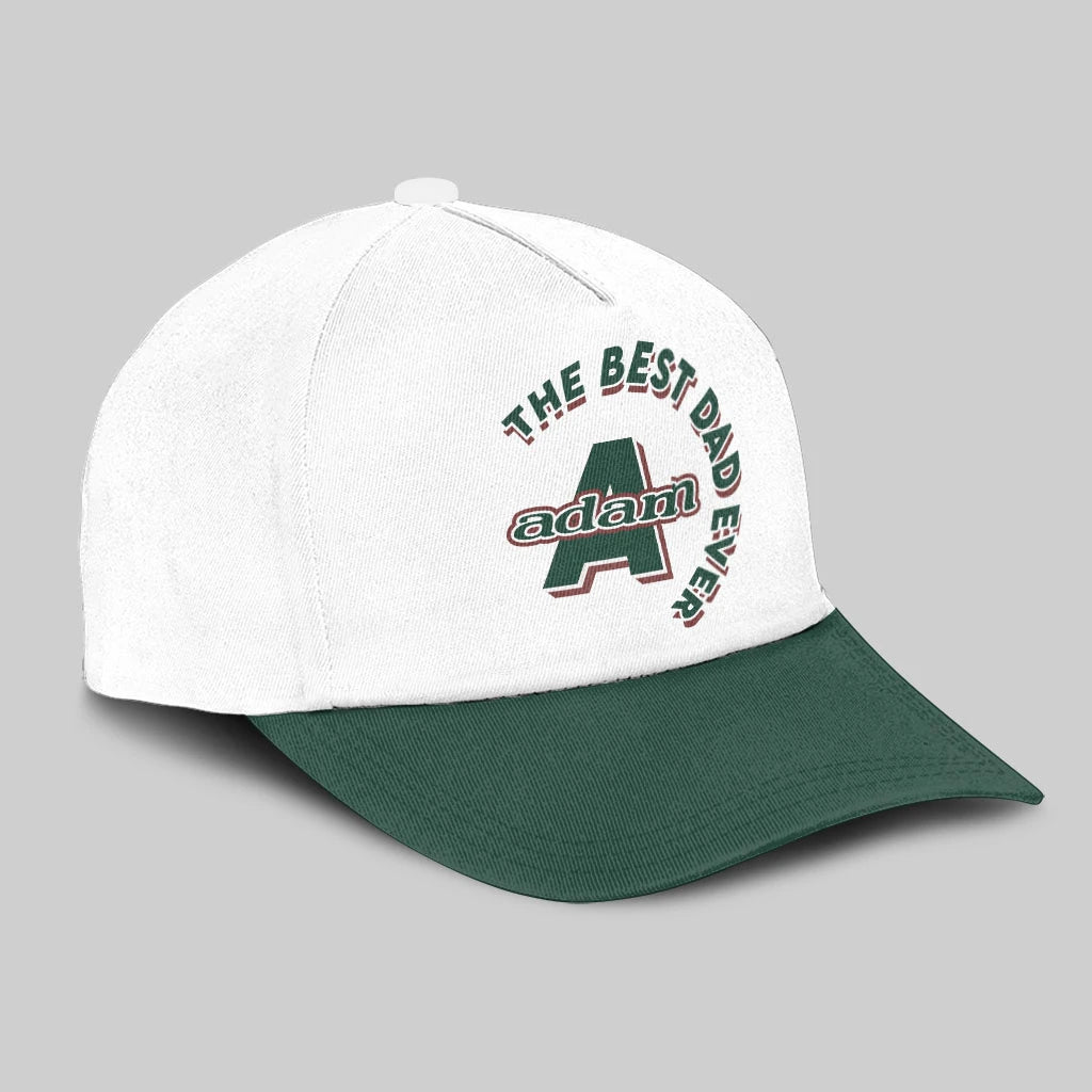 The Best Dad Ever Custom Name Cap MIGUEL 13K1 C35PF
