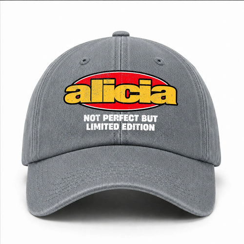 Your Name Not Perfect But Limited Edition Red Logo Washed Cap ALICIA 13K1 C84PF