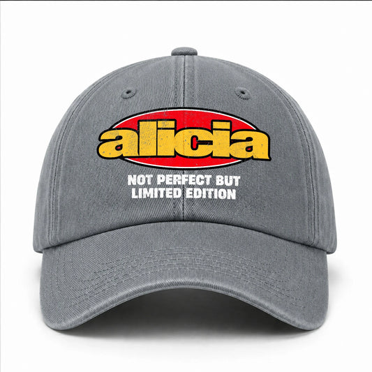 Your Name Not Perfect But Limited Edition Red Logo Washed Cap ALICIA 13K1 C84PF