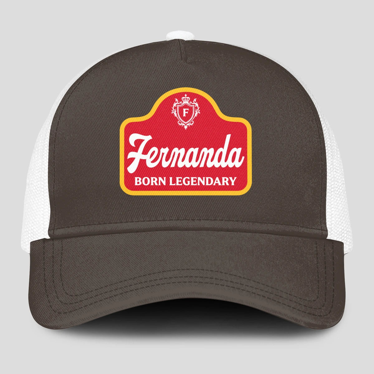Born Legendary Charcoal Mesh Cap FERNANDA 13K1 C196PF