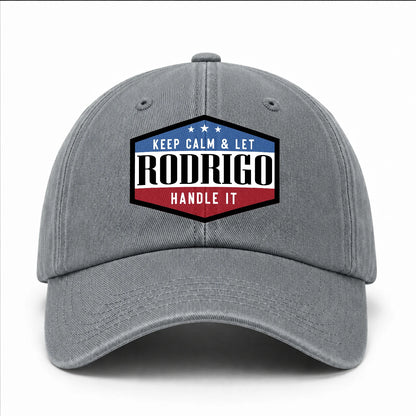 Keep Calm & Let Your Name Handle It Washed Cap RODRIGO 13K1 C87PF