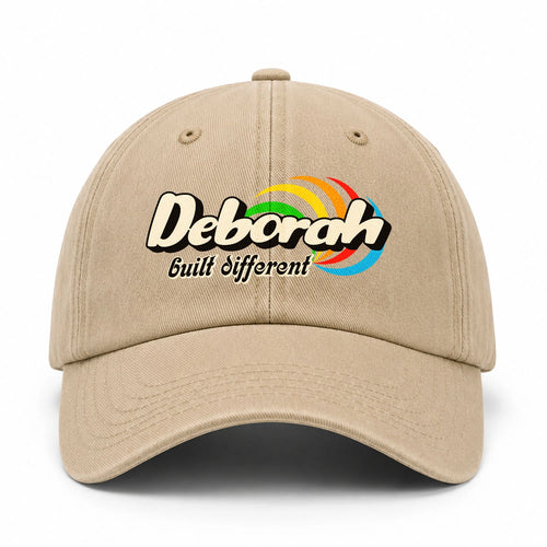 Your Name Built Different Retro Washed Cap DEBORAH 13K1 C55PF