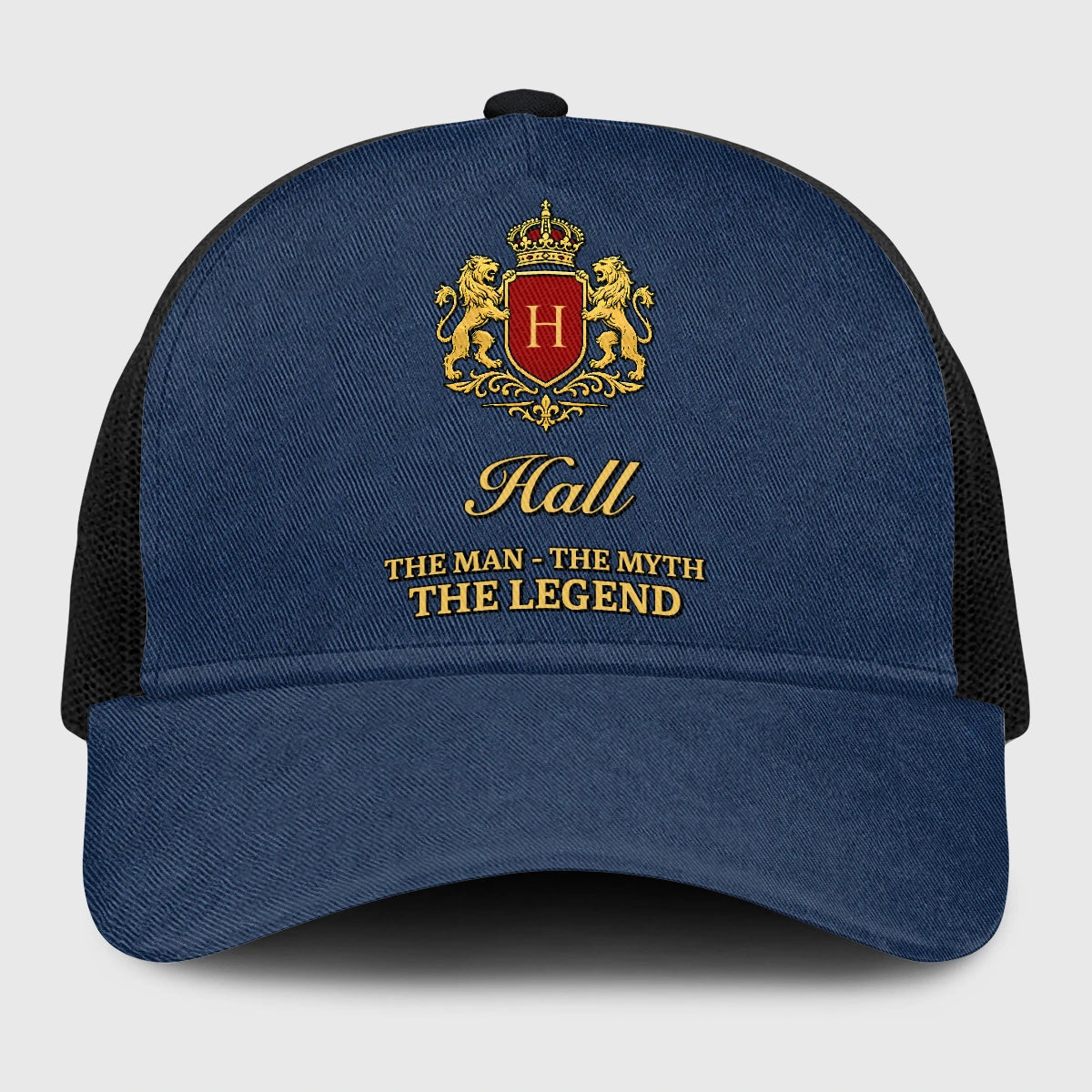 The Man The Myth The Legend Royal Blue Mesh Cap HALL 13K1 C187PF