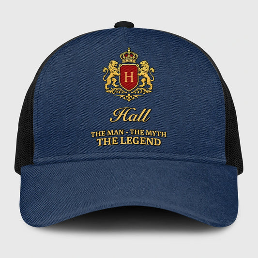 The Man The Myth The Legend Royal Blue Mesh Cap HALL 13K1 C187PF