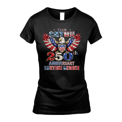 CATHY 13K1-523 Personalized "Team...Lifetime Member" America 250 Design