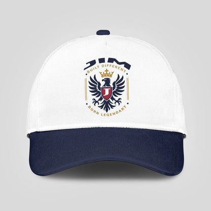 Built Different Born Legendary Elegant Blue And White Cap JIM 13K1 C76PF